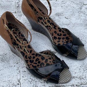 Jessica Simpson Women Wedge Heel Sandal Shoes Size 8B 38eu